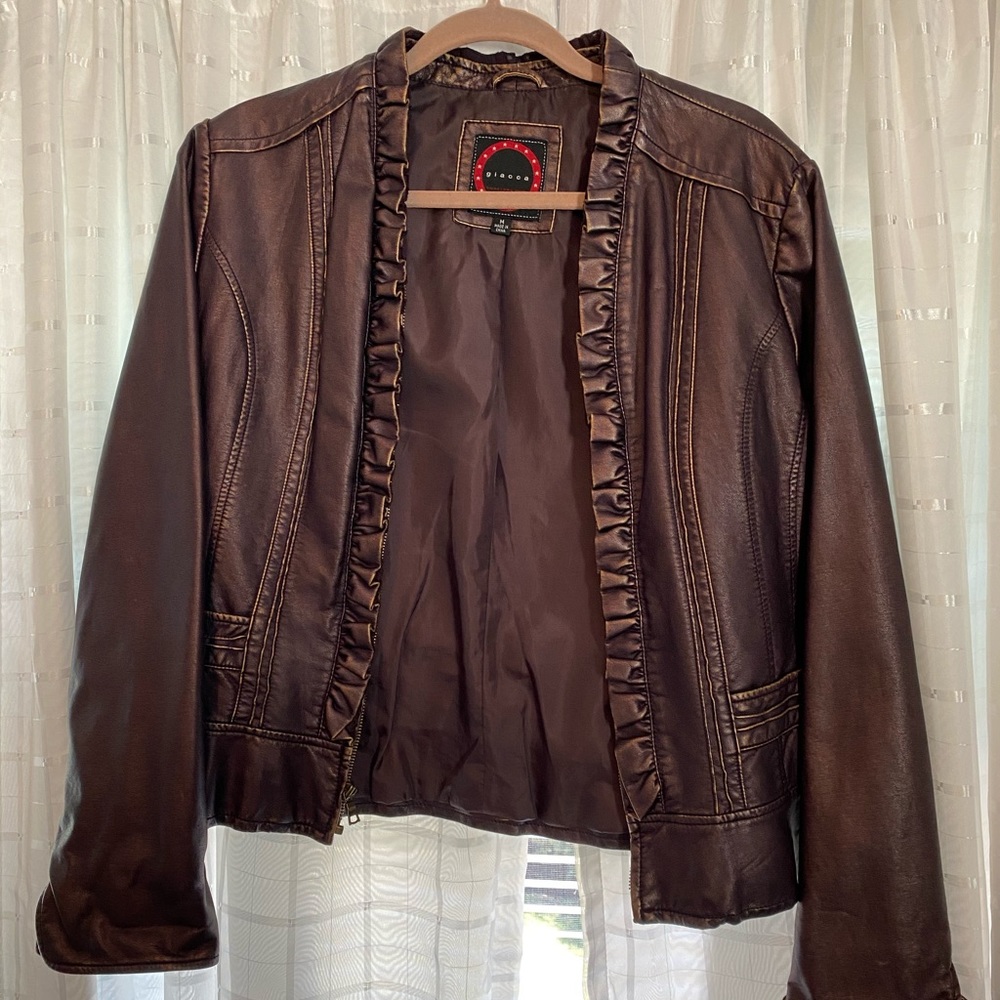 Giacca Leather Jacket